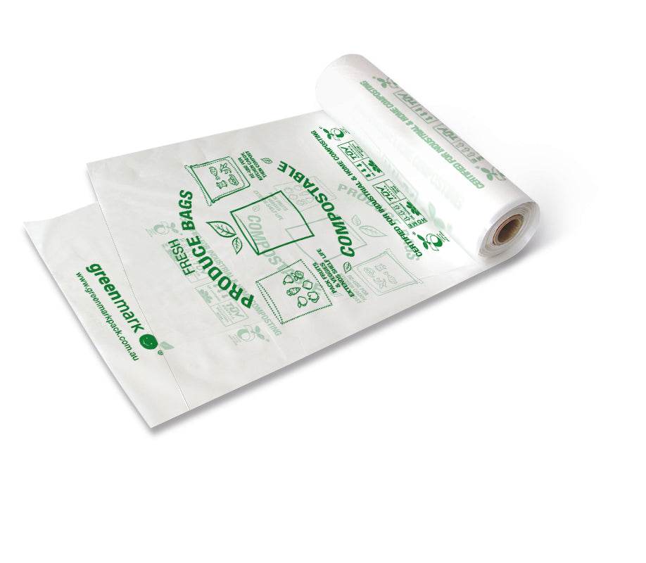 Compostable Gusseted Produce Bag 2000pc/ctn - Pakio