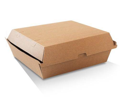 Dinner Box - Kraft Corrugated 150pc/ctn - Pakio