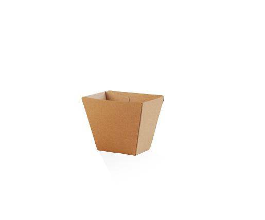 Chip Cup Brown Corrugated 500pc/ctn - Pakio