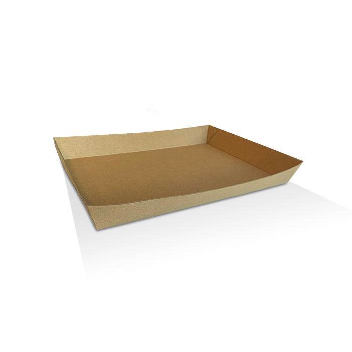 XX-Large Tray Brown Corrugated 100pc/ctn - Pakio