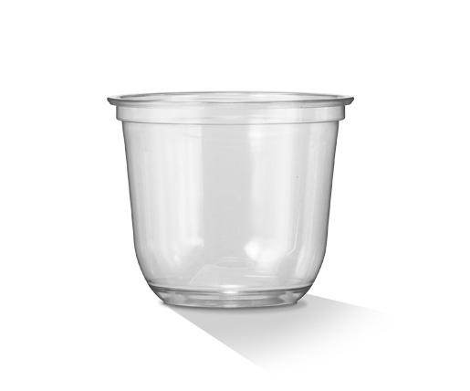 PET 9oz/275ml Clear Plastic U Shaped Cold Drink Food Cups - 1000pcs - Pakio