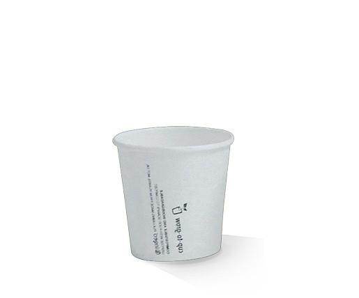 4oz PLA Coated SW Cup/ White 100-1000pc - Pakio