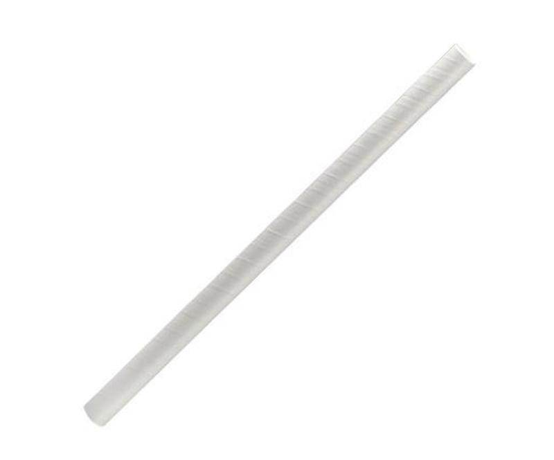 Paper Straw Jumbo -Plain White 2500pc/ctn - Pakio