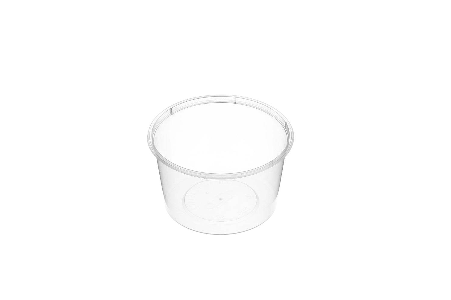 500ml Round Container Natural 500pcs/ctn - Pakio
