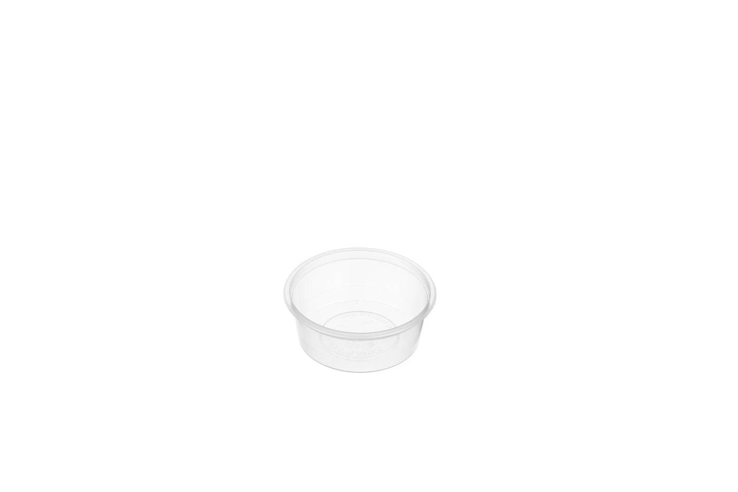 70ml Round Sauce Container Natural 1000pcs/ctn - Pakio