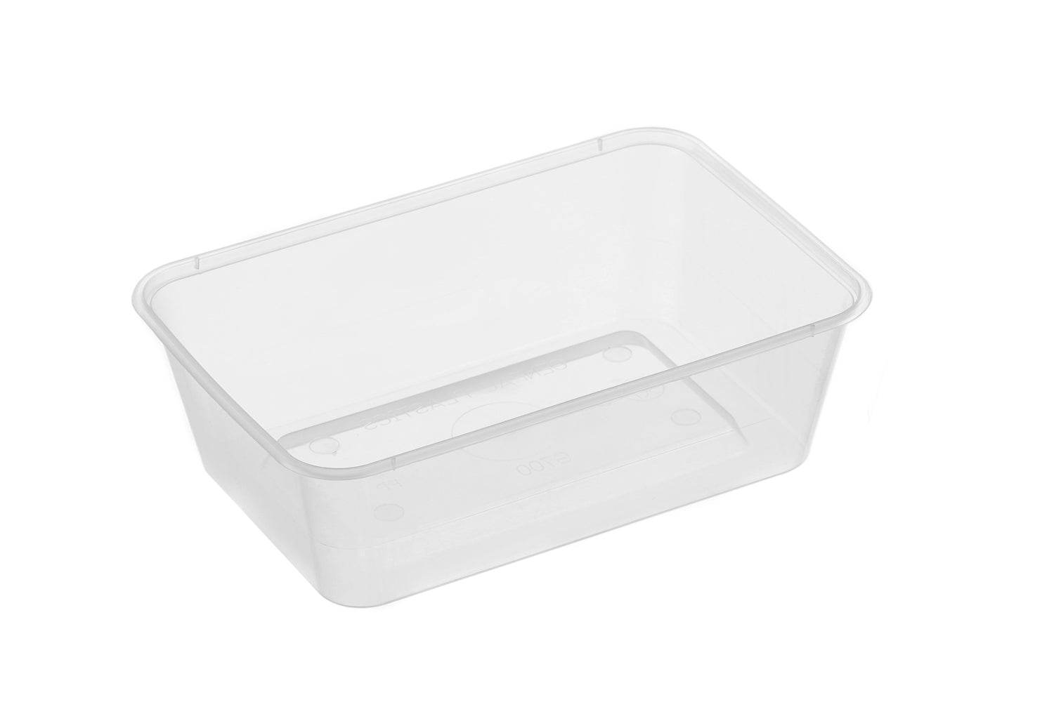 700ml Rectangular Container Clear 500pcs/ctn - Pakio