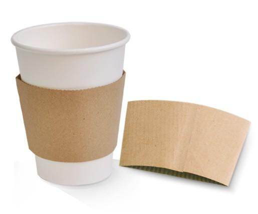 Cup Sleeve Kraft - Fit 12/16oz 1000pc/ctn - Pakio