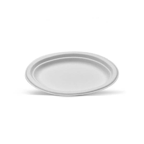 Small Oval Sugarcane Plate 500pc/ctn - Pakio
