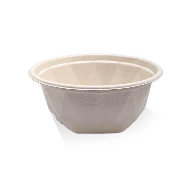 750ml Unbleached Sugarcane Bowl 300pc - Pakio