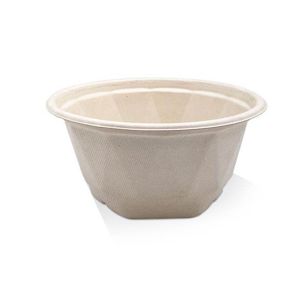 850ml Unbleached Sugarcane Bowl 300pc - Pakio