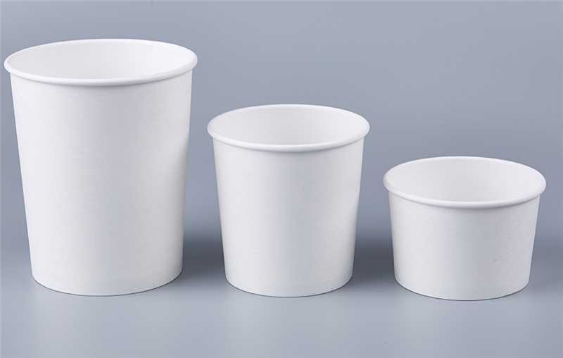 Double PE Coated Paper Bowl 8oz - Premium Food Containers for Professional Packaging (500pcs)