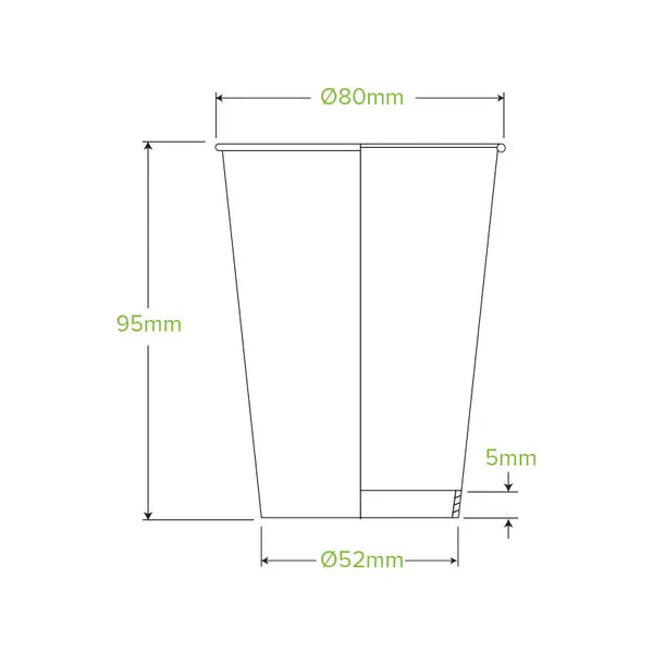 BioPak 8oz Stone SW Cup 1000pc