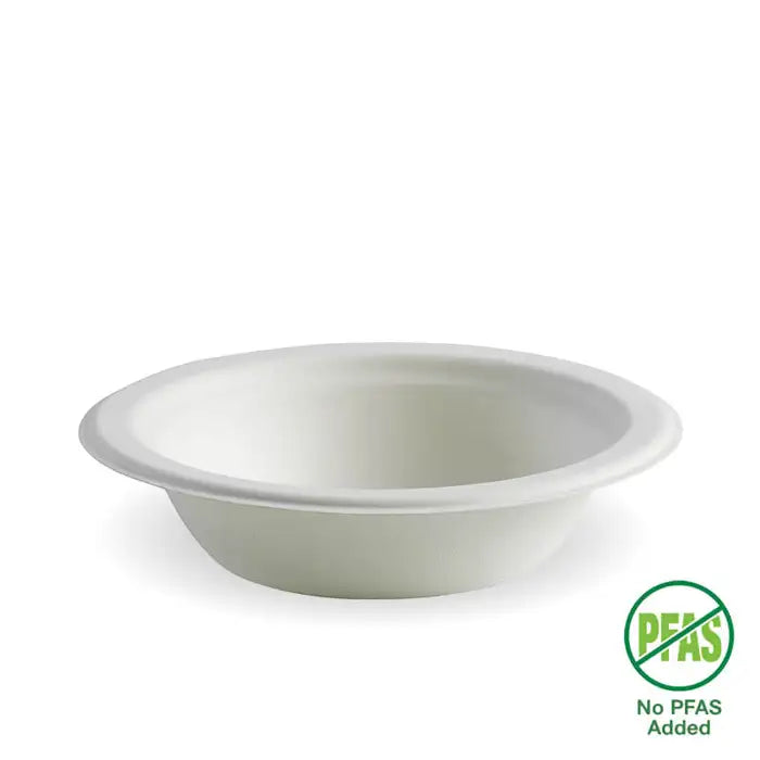 BioPak 390ml / 12oz White Plant Fibre Bowl 1000pcs