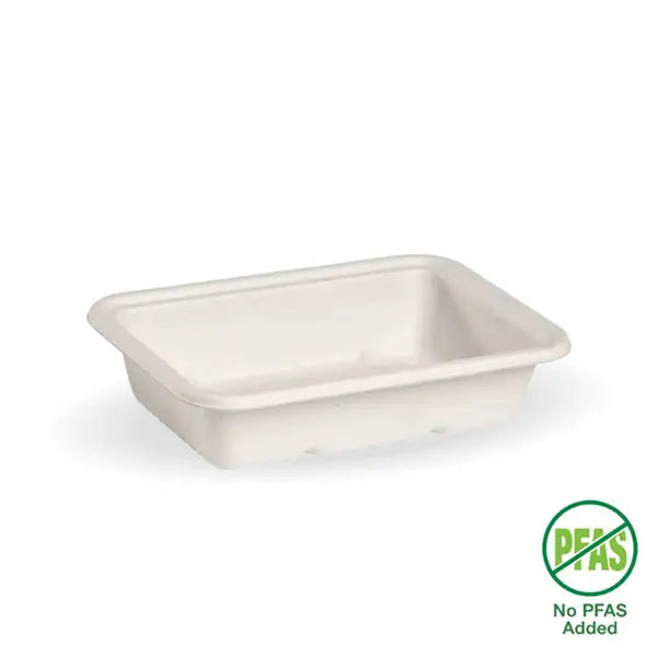 BioPak 500ml White Plant Fibre Takeaway Base 500pc/ctn