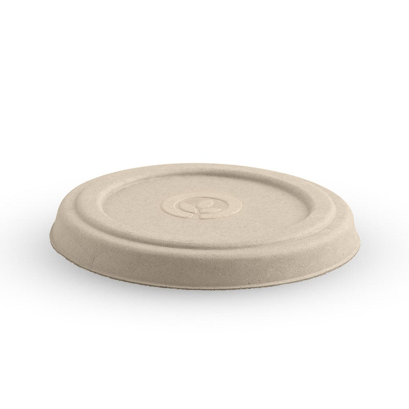 BioPak 90ml & 120ml Natural Plant Fibre Sauce Cup Lid 1000pc