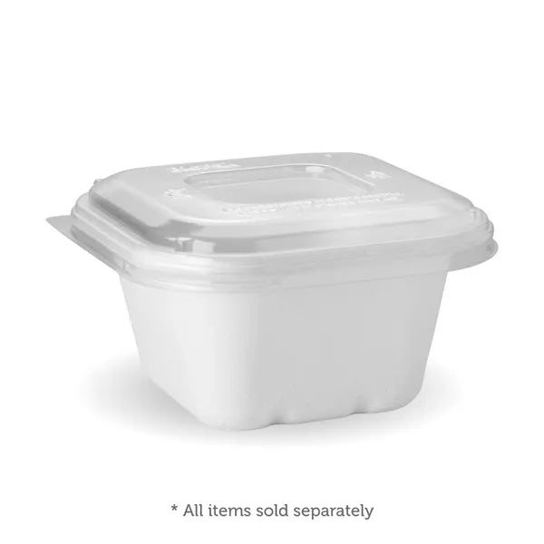 BioPak 280-630ml Clear PLA Takeaway Lid 600pc
