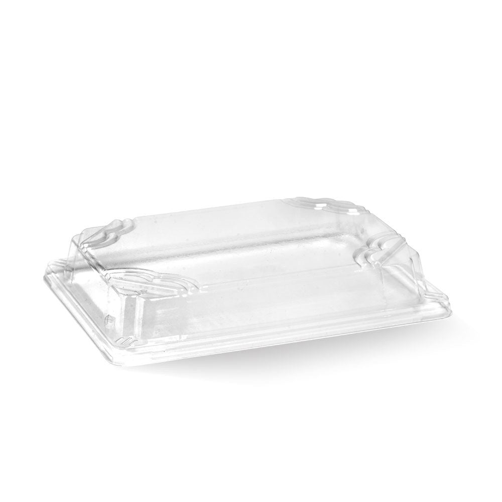 BioPak Clear Medium Sushi Tray PET Lid 600pc