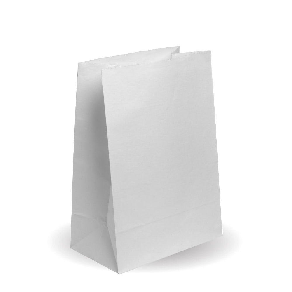 BioPak White #20 SOS Paper Bag 305 x 430 x 175mm 250pc