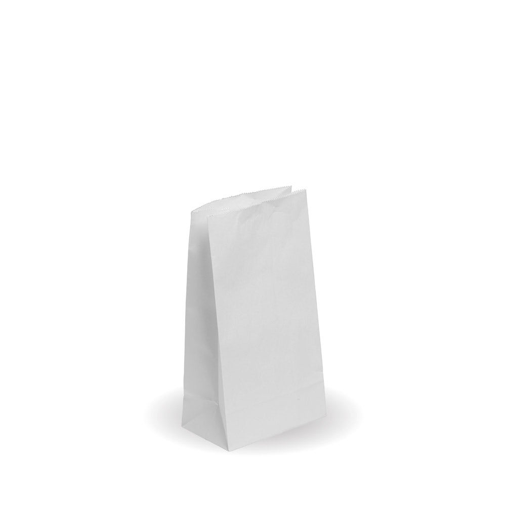 BioPak White #4 SOS Paper Bag 127 x 235 x 77mm 2000pc