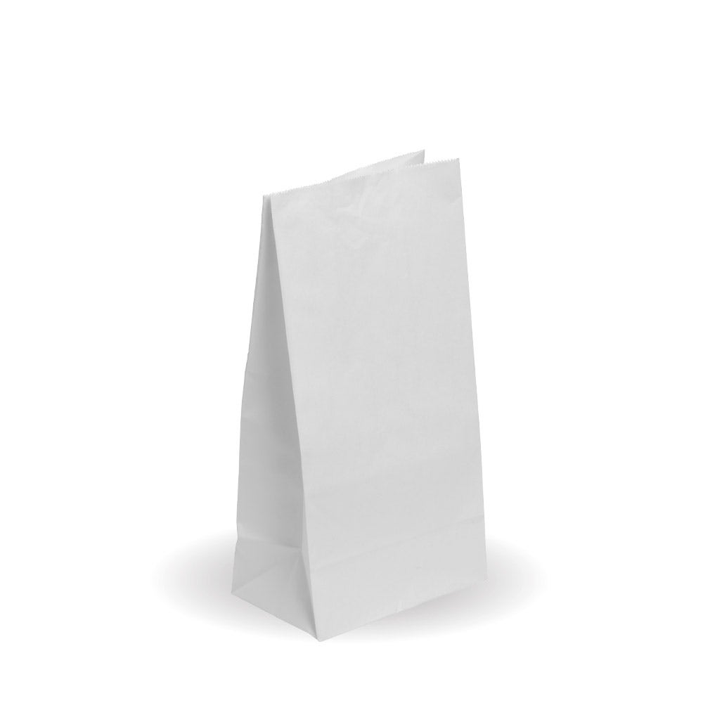 BioPak White #8 SOS Paper Bag 157 x 310 x 100mm 1000pc