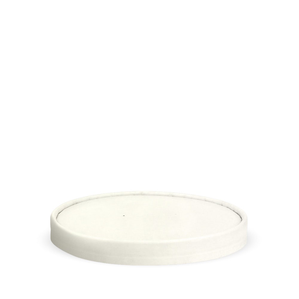 BioPak 1,000ml White Large Bowl Lid 400pc