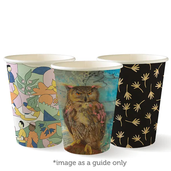 BioPak 390ml / 12oz Art Series Coffee Cup| Pakio