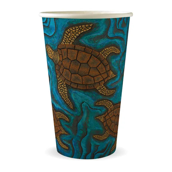 BioPak 16oz Indigenous Art Series Coffee Cup | Pakio