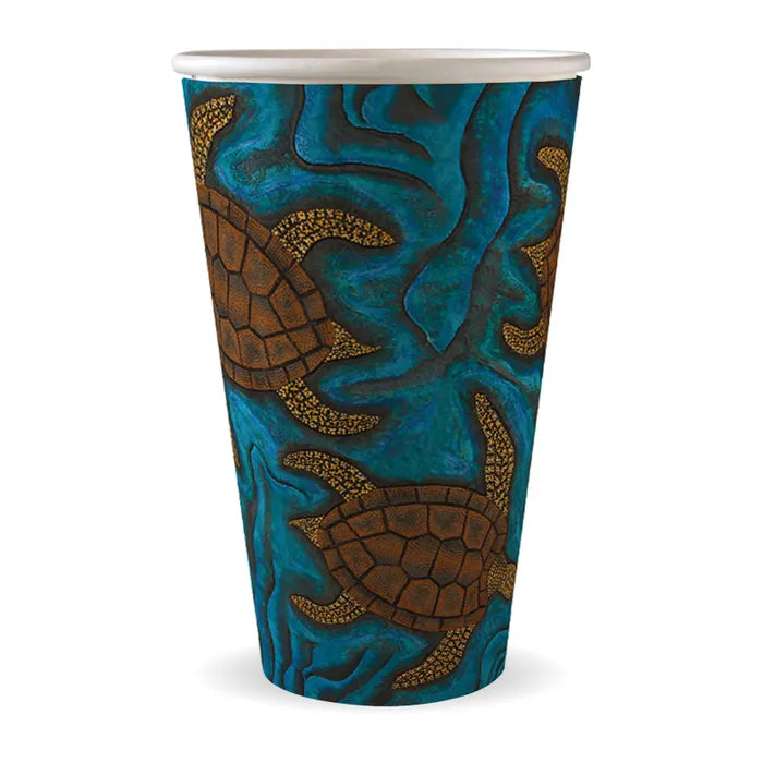BioPak 16oz Indigenous Art Series DW Cup 600pc