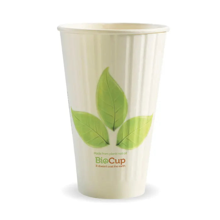 BioPak 16oz Leaf DW Cup 600pc