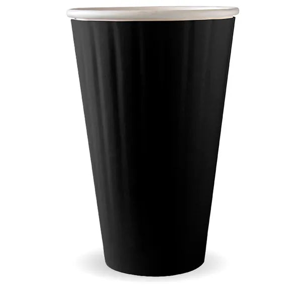 BioPak 16oz Black DW Cup 600pc