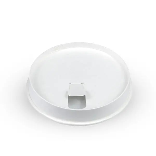 White plastic component on a white background