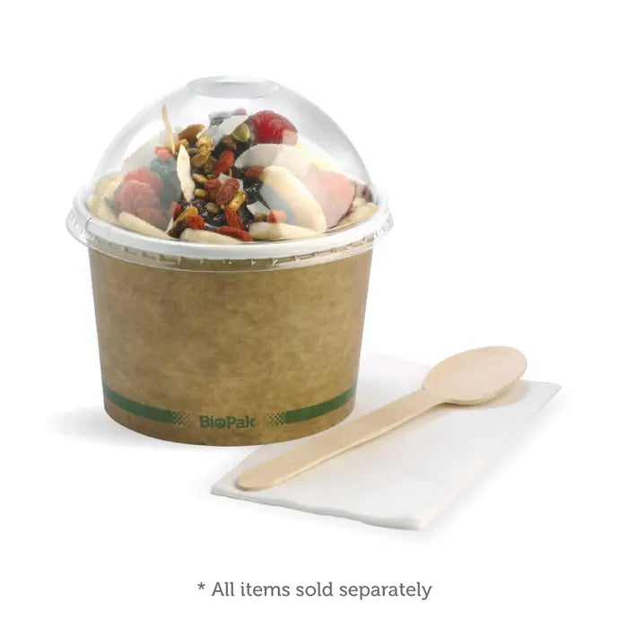BioPak 430ml / 12oz Kraft Paper Bowl 500pcs
