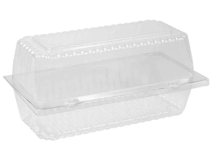 Bar Cake Pack Deep Hinged Container 200pc/ctn - Pakio