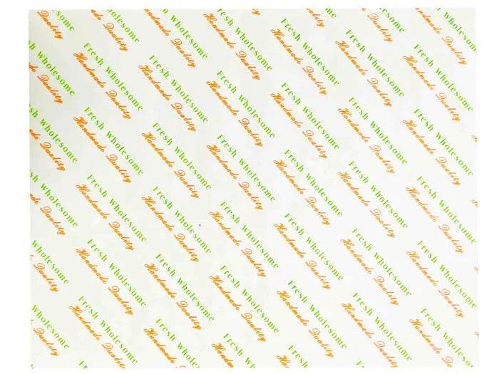 Greaseproof Paper Fresh Printed 1/3 Cut 1200pcs/pk - Pakio