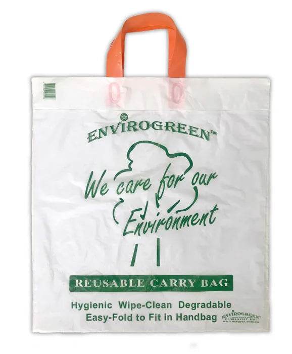 Envirogreen Printed Soft Loop Handle Carry Bag 500pcs - Pakio