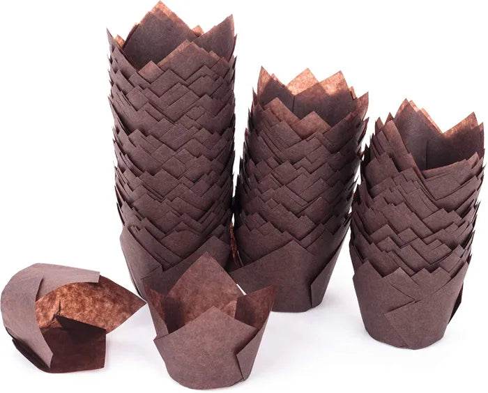 30mm Choc Tulip Muffin Line 200-5000pcs - Pakio