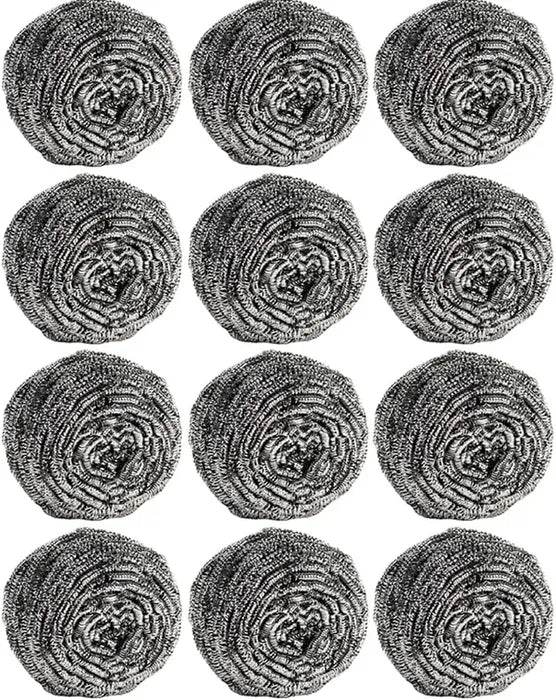 Heavy Duty Stainless Steel Scourer 50g 12pcs/pk - Pakio
