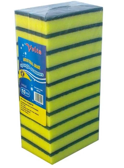 Sponge Scourer 10pcs/pk - Pakio