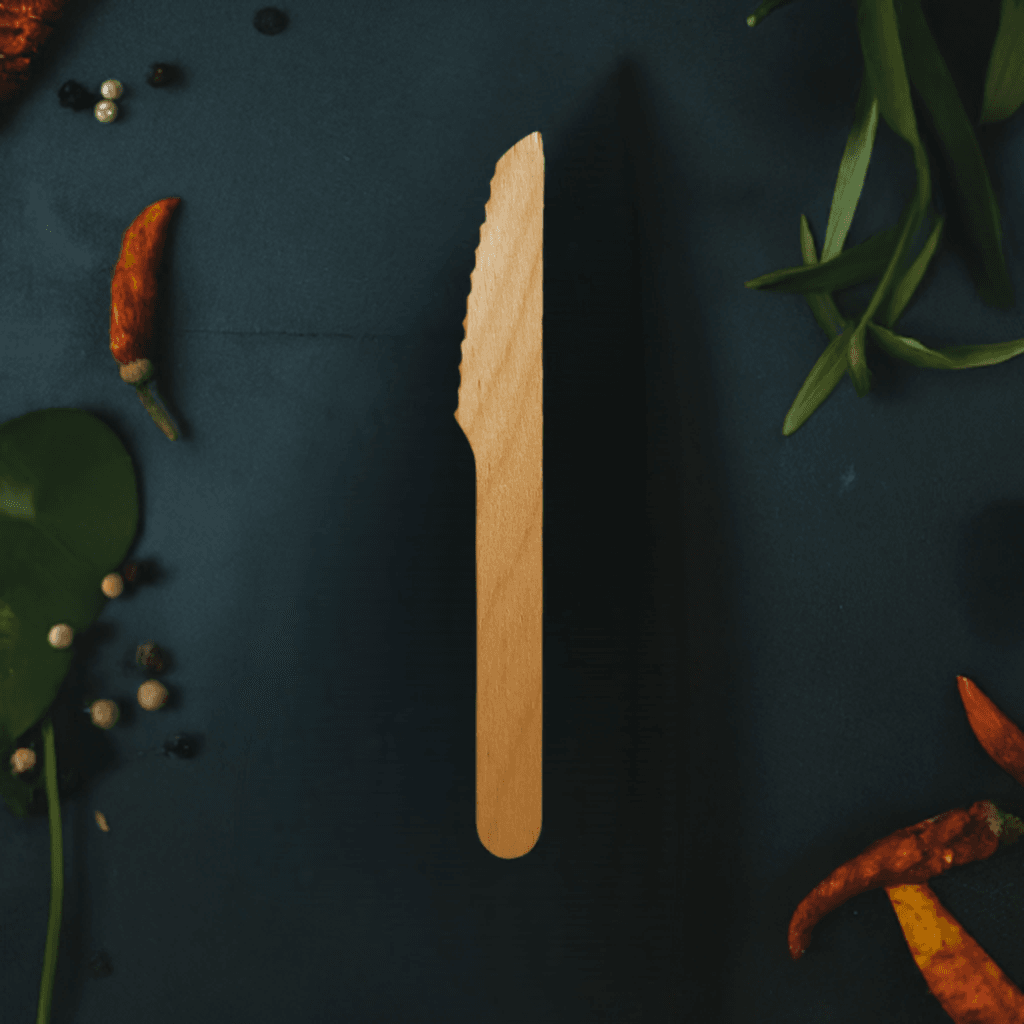 160mm Wooden Knife 2000pc/ctn - Pakio
