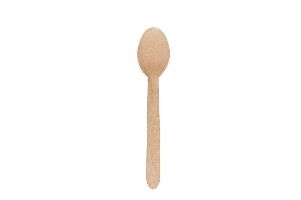 160mm Wooden Spoon 2000pc/ctn - Pakio
