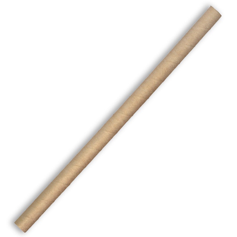 BioPak 10mm Kraft Jumbo Paper Straw 2500pc