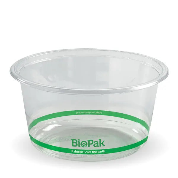 BioPak 700ml Clear Wide Bowl 600pc