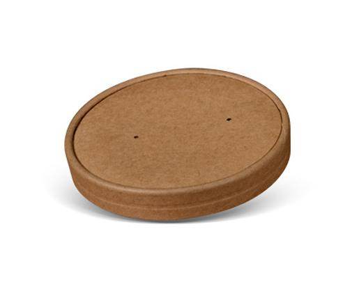 PE Coated Paper Lid 118mm - Premium Food Containers Packaging for 26/32oz Soup Bowl (500pc/ctn)