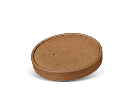 PE Coated Paper Lid 98mm - Premium Food Containers Packaging for 8/12/16oz Soup Bowl (500pc/ctn)