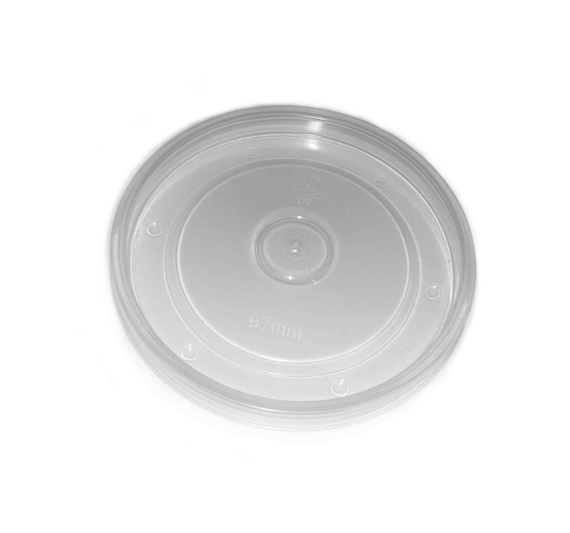 PP Lid 98mm - fits 8/12/16oz Soup Bowl 500pc/ctn - Pakio