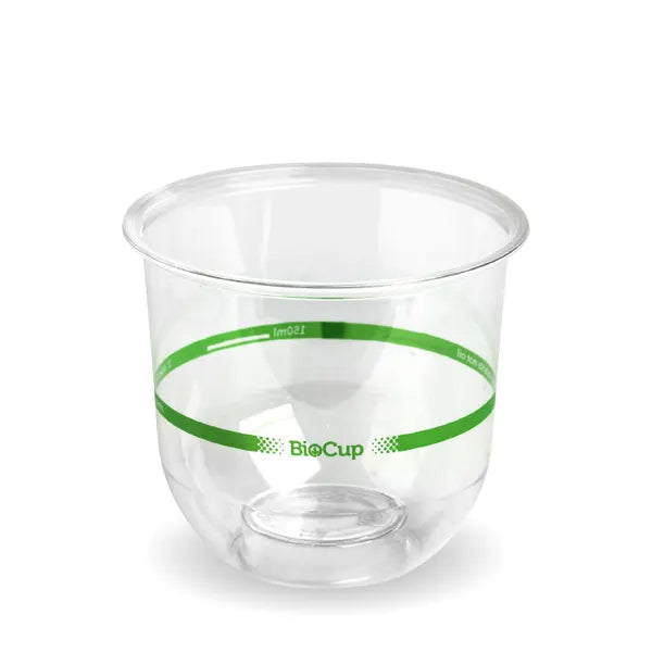 BioPack 360ml Clear U Shaped Cold Drink Cup 1000pc