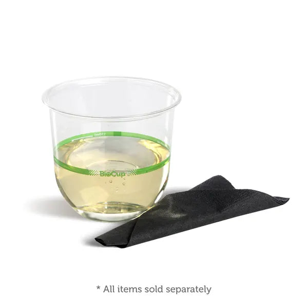 BioPack 360ml Clear U Shaped Cold Drink Cup 1000pc