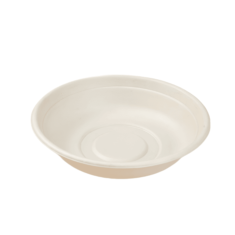 24oz Unbleached Sugarcane Bowl 500pc - Pakio