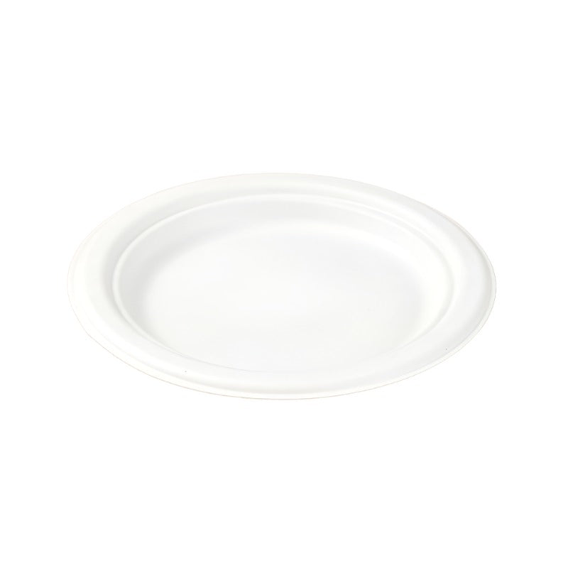 7 inch Sugarcane Round Plate 125-1000pc