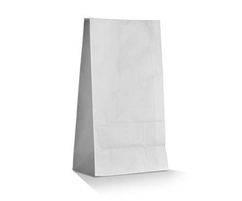 SOS Bags #12 - White 50gsm Paper 1000pc/ctn - Pakio